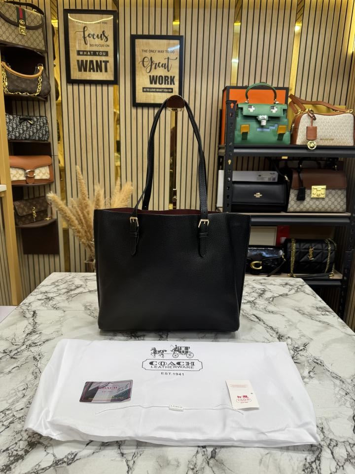Coac_h mollie tote bag with dust bag (Cv967)(Black)