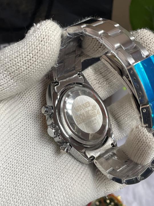 ROLE X RAINBOW DIAMOND SILVER BLACK DIAL AT235