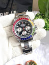 ROLE X RAINBOW DIAMOND SILVER BLACK DIAL AT235