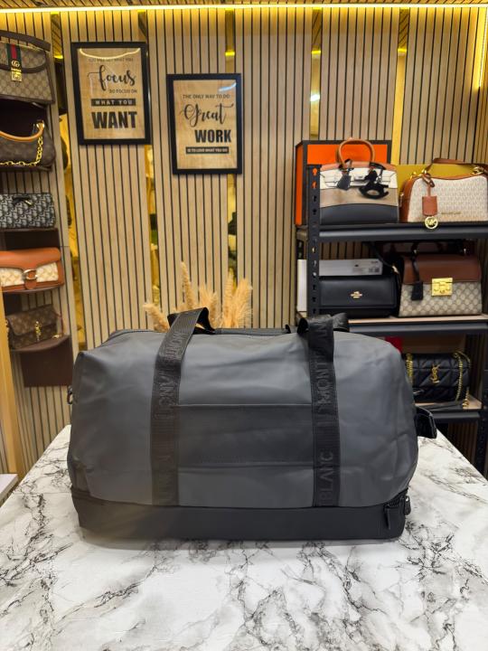 Mont_Blanc Urban Travel Duffle Bag With Detachable Shoulder Strap (M16007) (Grey)