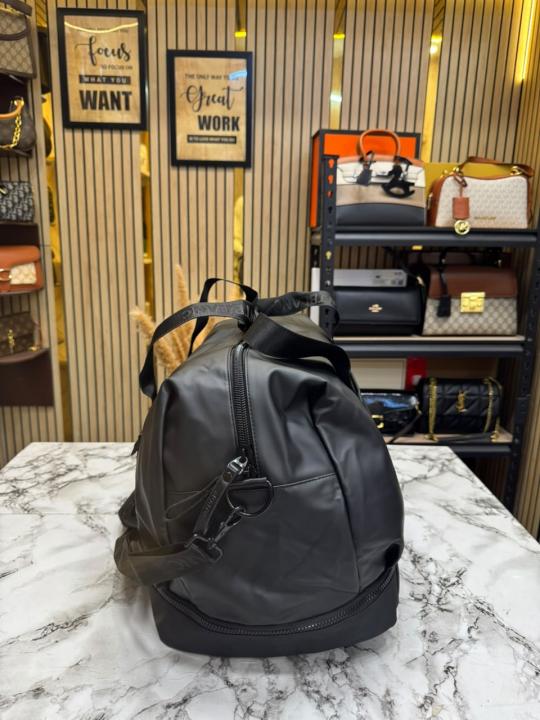 Mont_Blanc Urban Travel Duffle Bag With Detachable Shoulder Strap (M16007) (Black)