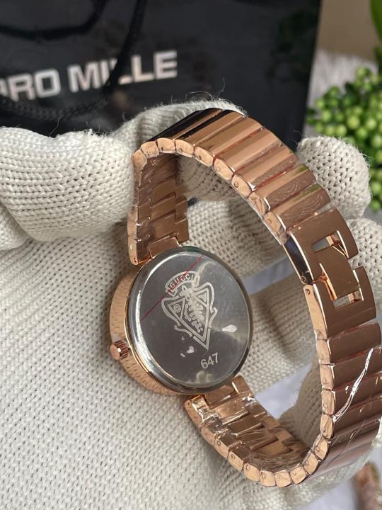 Gucc i Women Copper White Dial AT449