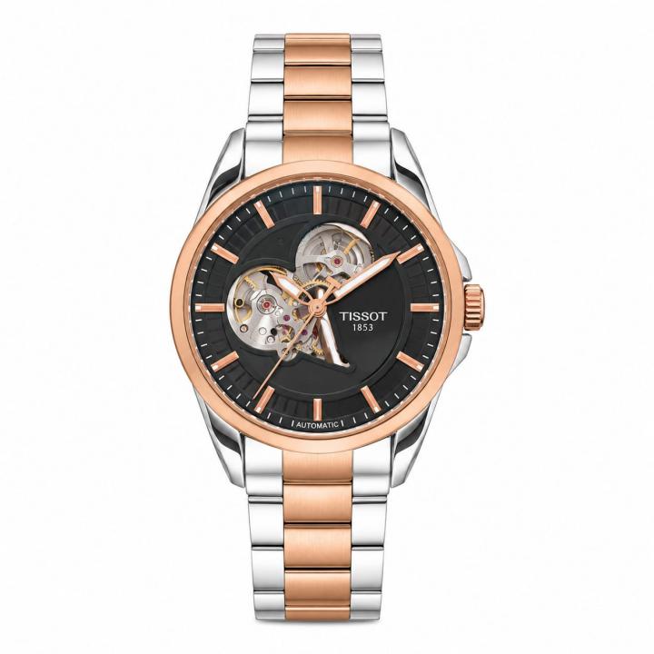 TissotMen Features Automatic Two Tone Black Dial