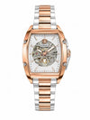Versace Dominus Skeleton Automatic Two Tone White Dial
