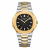 Patek Philip Nautilus Quartz Two Tone Black Dial