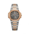 Patek Philip Nautilus Quartz Two Tone Grey Dial
