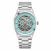 TissotAutomatic Prx Skeleton Silver Light Blue Dial