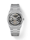 TissotAutomatic Prx Skeleton Silver Black Dial