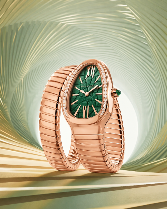 Bvlgari Serpenti Tubogas Tadao Ando Limited Edition Rosegold Green