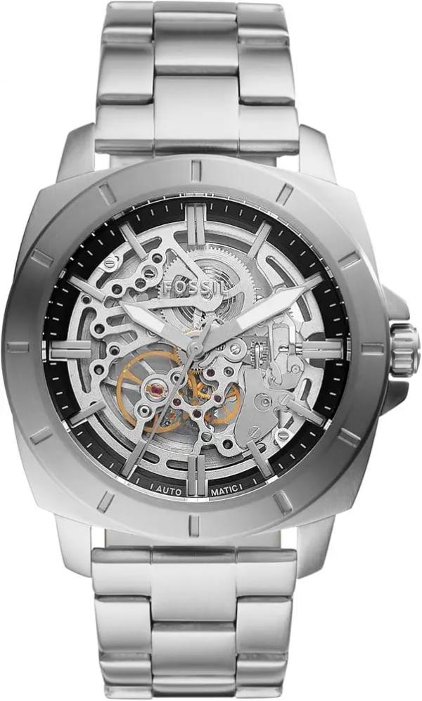 FossilAutomatic Privateer Sport BQ2425 Skeleton Full Silver