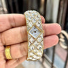 SWAROVSK I CURIOSA CRYSTAL BRACELET WATCH GOLD WHITE 590