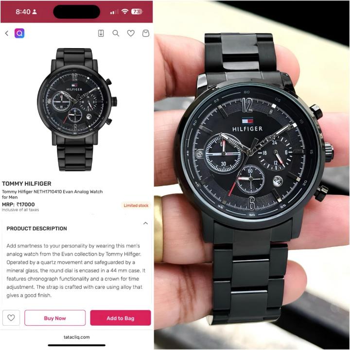 TOMM Y HILFIGER EVAN CHRONOGRAPH STORE ARTICLE 592