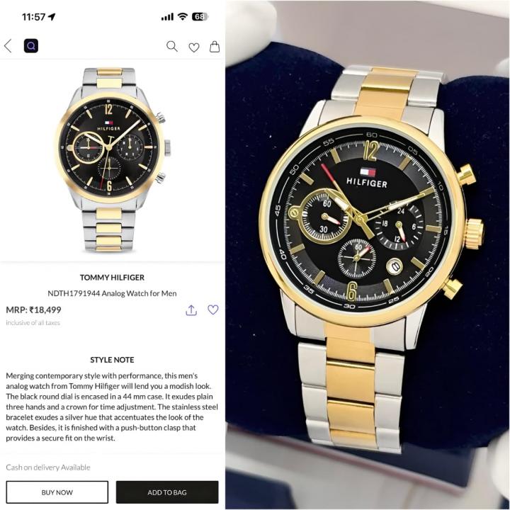 TOMM Y HILFIGER EVAN CHRONOGRAPH STORE ARTICLE 594