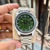 Versace Greca Action Chronograph Silver Green Dial