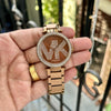 Michael KorsParker Crystal Embellished Japan Quality Copper Brown