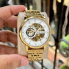 Patek Philipp Automatic Skeleton Open Heart Gold White Dial