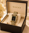 GucciWomen Square G Frame Gold Black