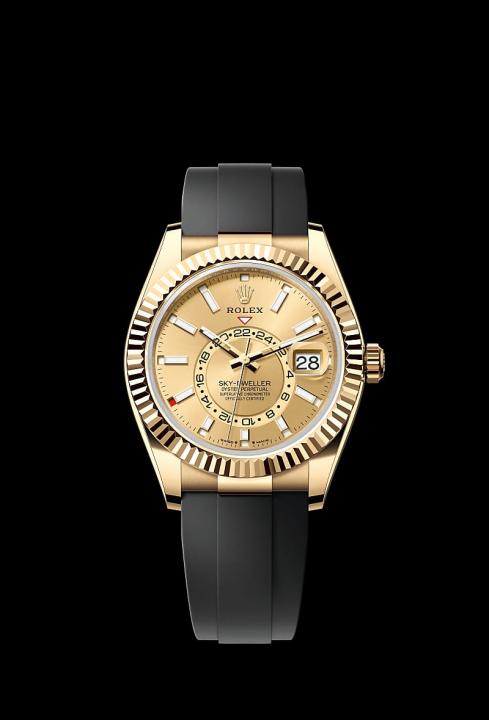 RolexSky-Dweller Oyster Perpetual Automatic Gold Dial