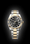 RolexSky-Dweller Oyster Perpetual Automatic Two Tone Black Dial