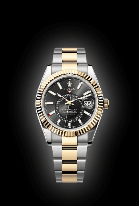 RolexSky-Dweller Oyster Perpetual Automatic Two Tone Black Dial