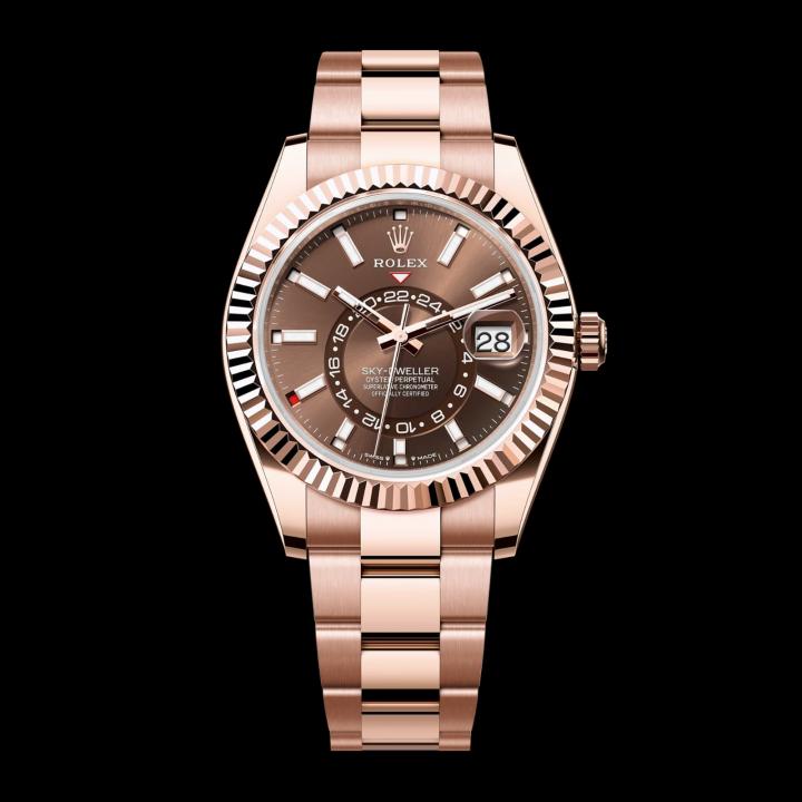 RolexSky-Dweller Oyster Perpetual Automatic Copper Brown Dial