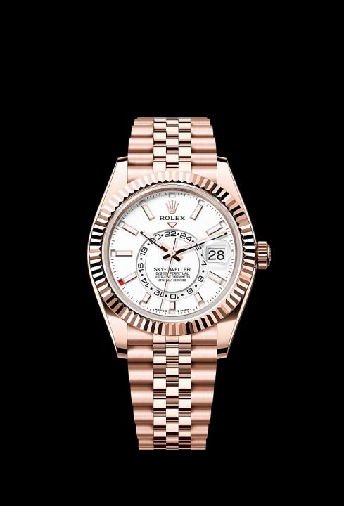 RolexSky-Dweller Oyster Perpetual Automatic Copper White Dial
