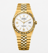 RolexLand-Dweller Automatic Gold White Dial