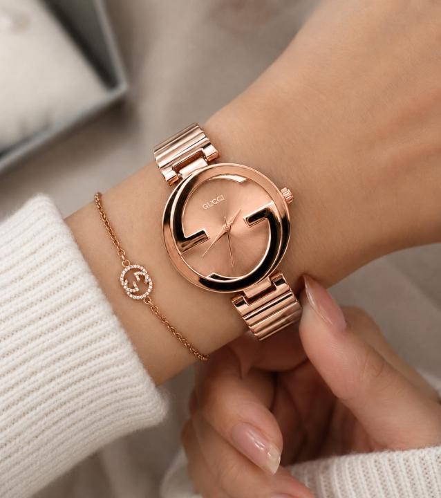 Gucc Women Rosegold