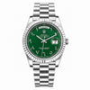 RolexOyster Perpetual Day Date Arabic  Automatic Silver Green Dial