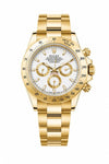 RolexOster Cosmograph Daytona Automatic Gold White Dial