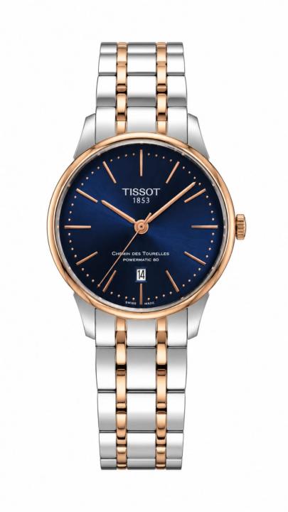 TissotChemin Des Tourelles Powermatic 1853 Automatic Two Tone Blue Dial