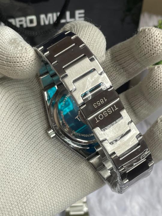 TISSO T PRX QUARTZ SILVER GREEN TEXTURE AT104