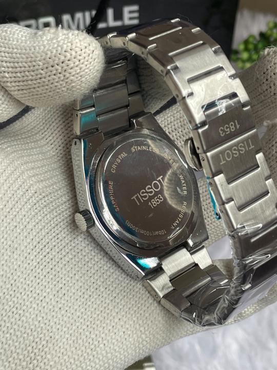 TISSO T PRX QUARTZ SILVER GREEN TEXTURE AT104