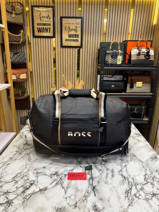 Hugo Bos_s Travel Duffle Bag Black Limited Edition (BS16007-D)