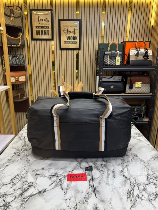 Hugo Bos_s Travel Duffle Bag Black Limited Edition (BS16007-D)