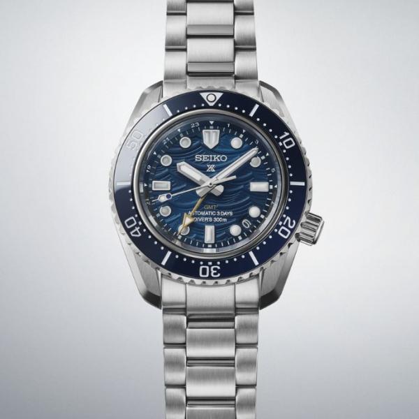 Seik o Prospex Gmt divers ocean wave Blue W422