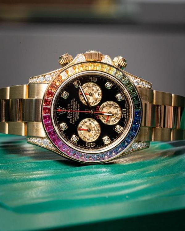 ROLE X RAINBOW CHRONOGRAPH WORKING GOLD 292