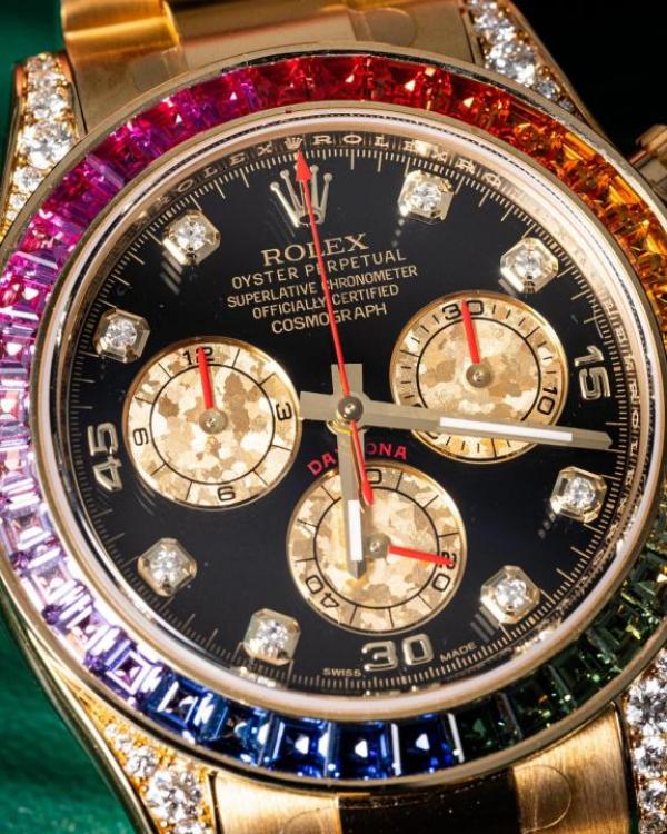 ROLE X RAINBOW CHRONOGRAPH WORKING GOLD 292