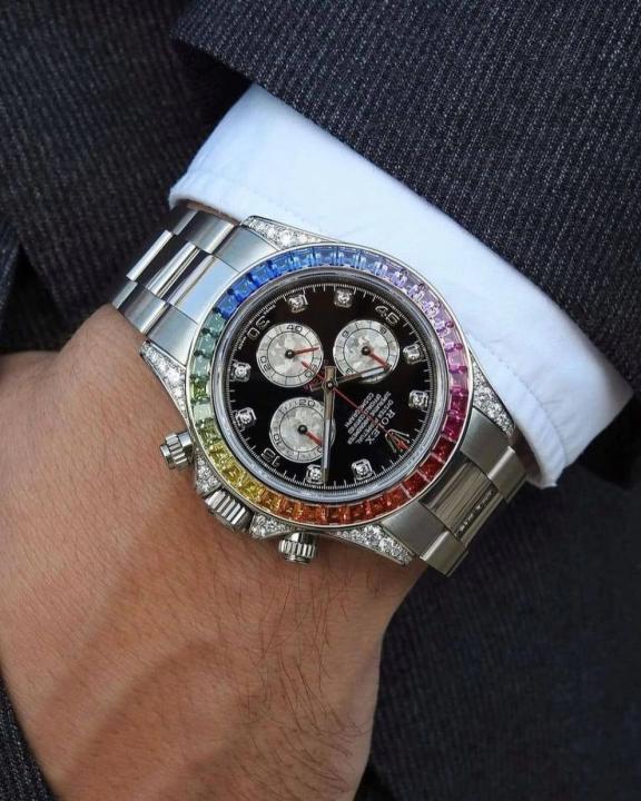 ROLE X RAINBOW CHRONOGRAPH WORKING SILVER 294