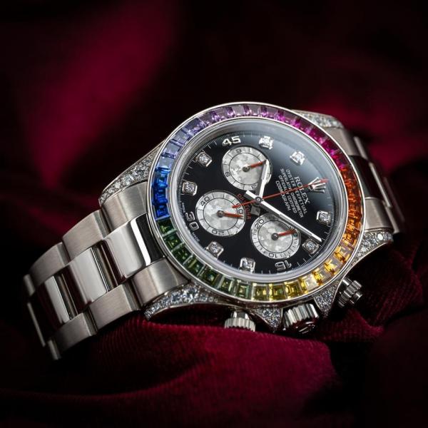 ROLE X RAINBOW CHRONOGRAPH WORKING SILVER 294