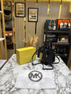 Michael Kor_s Emma Signature MK Satchel Tote With Shoulder Strap With Box And Dust Bag (Black)