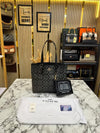 Coac_h City Tote Signature Canvas Tote Bag Including Pouch And Dust Bag (Black) (8020)
