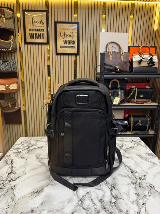 TUMI Alpha Bravo Premium Backpack (T85616) (Black)