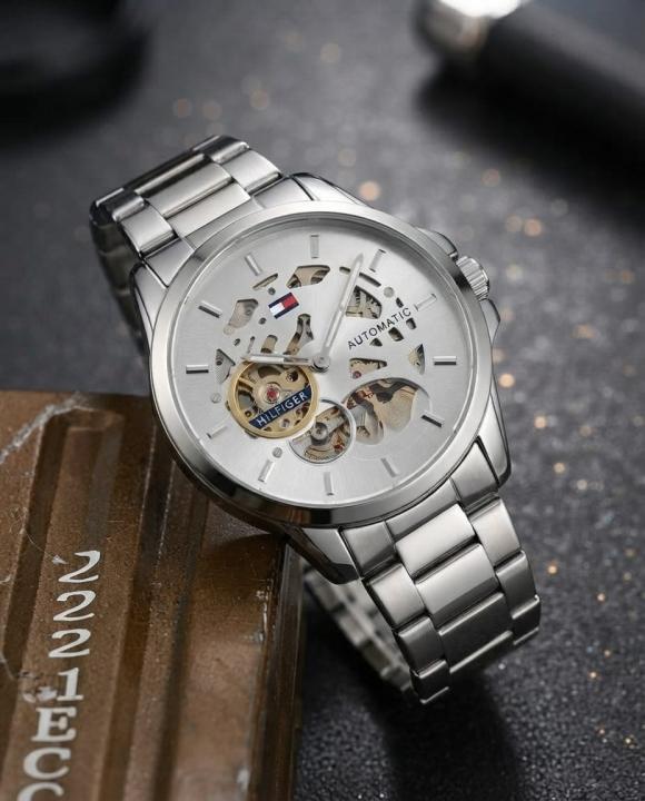 Tommmy Hilfige_r skeleton automatic