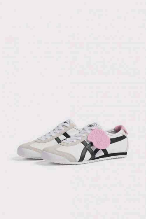 Patou X Onitsukaa Tiger Mexico 66 WHITEBLACK for her