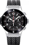 Hublot Big Bang Chronograph Japan Premium Quality Silver Black Dial
