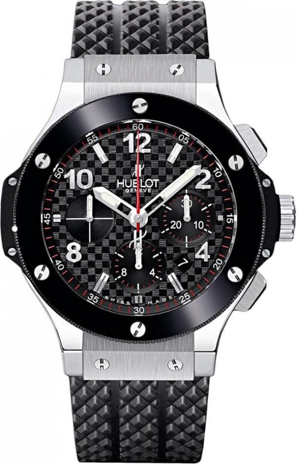 Hublot Big Bang Chronograph Japan Premium Quality Silver Black Dial