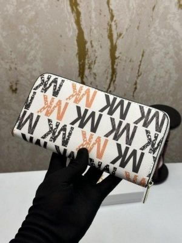 MICHAE.L_KORS LADIES WALLET PREMIUM QUALITY WITH OG BOX (MK3051-WHITE)