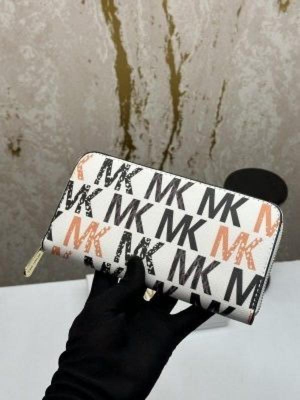 MICHAE.L_KORS LADIES WALLET PREMIUM QUALITY WITH OG BOX (MK3051-WHITE)