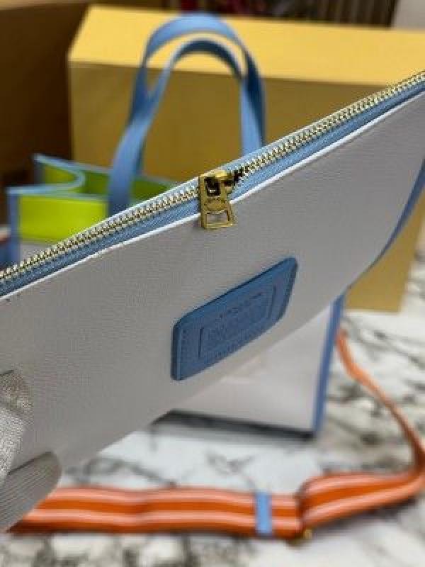 michae_l kors Field Tote Bag Two Tone In Colorblock Signature With Double Og Box And DustBag Including CarryBag (V6739-Yellow)